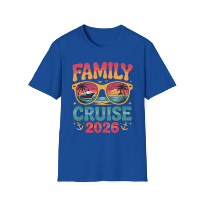 Family Cruise 2026 Summer Vacation Matching Family Cruise T-Shirt For Men Women