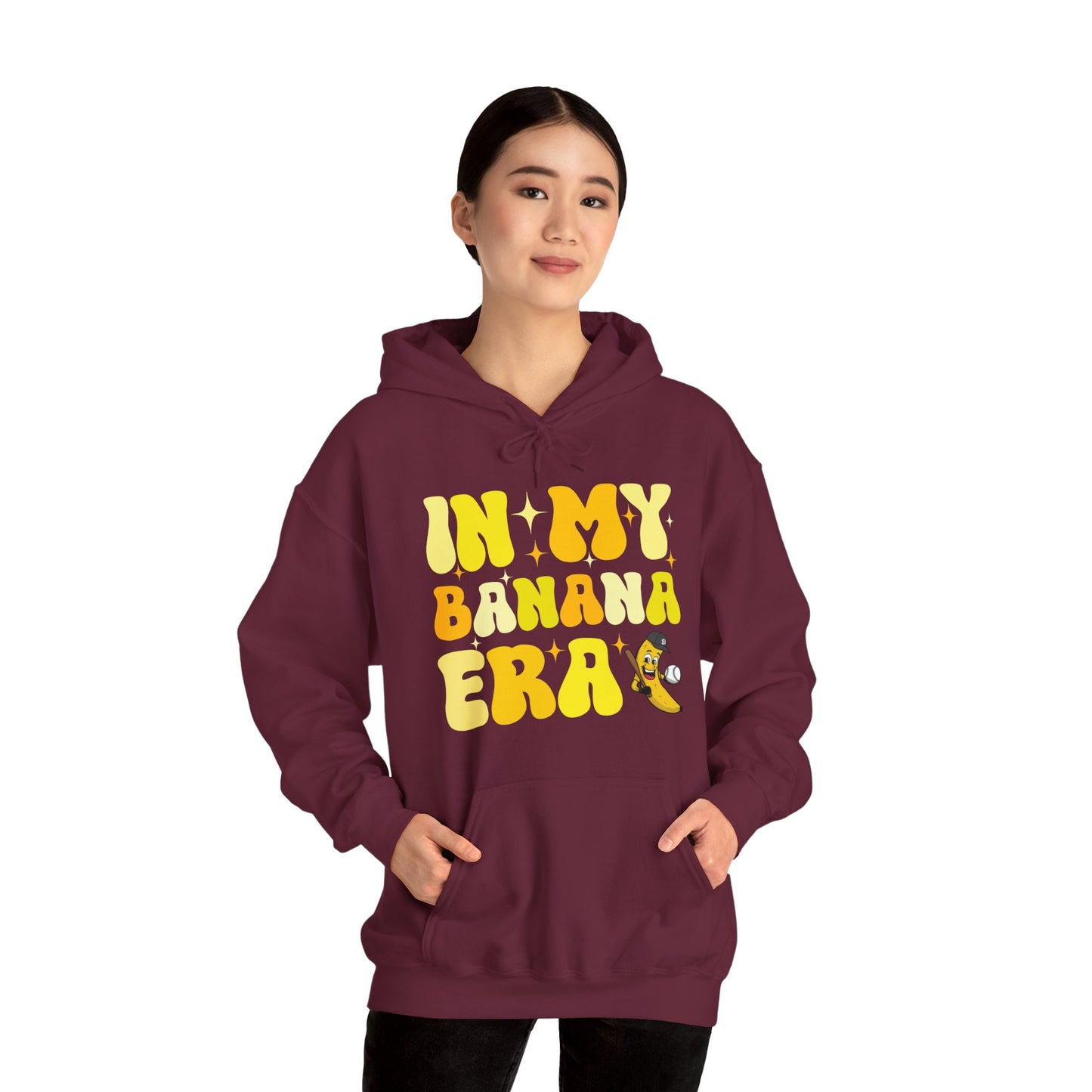 Funny In My Bananas Era Fruit Lover Baseball Player Hoodie For Men Women Hoodie