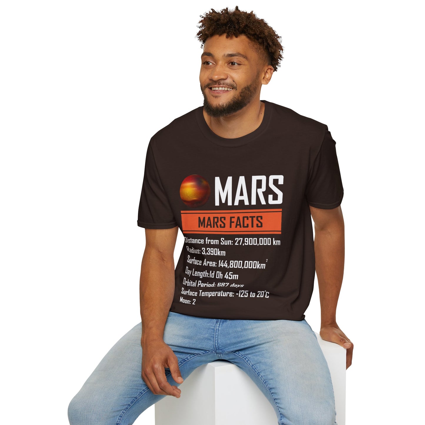 Mars Facts About Mars Planet Space Lover T-Shirt Men Women