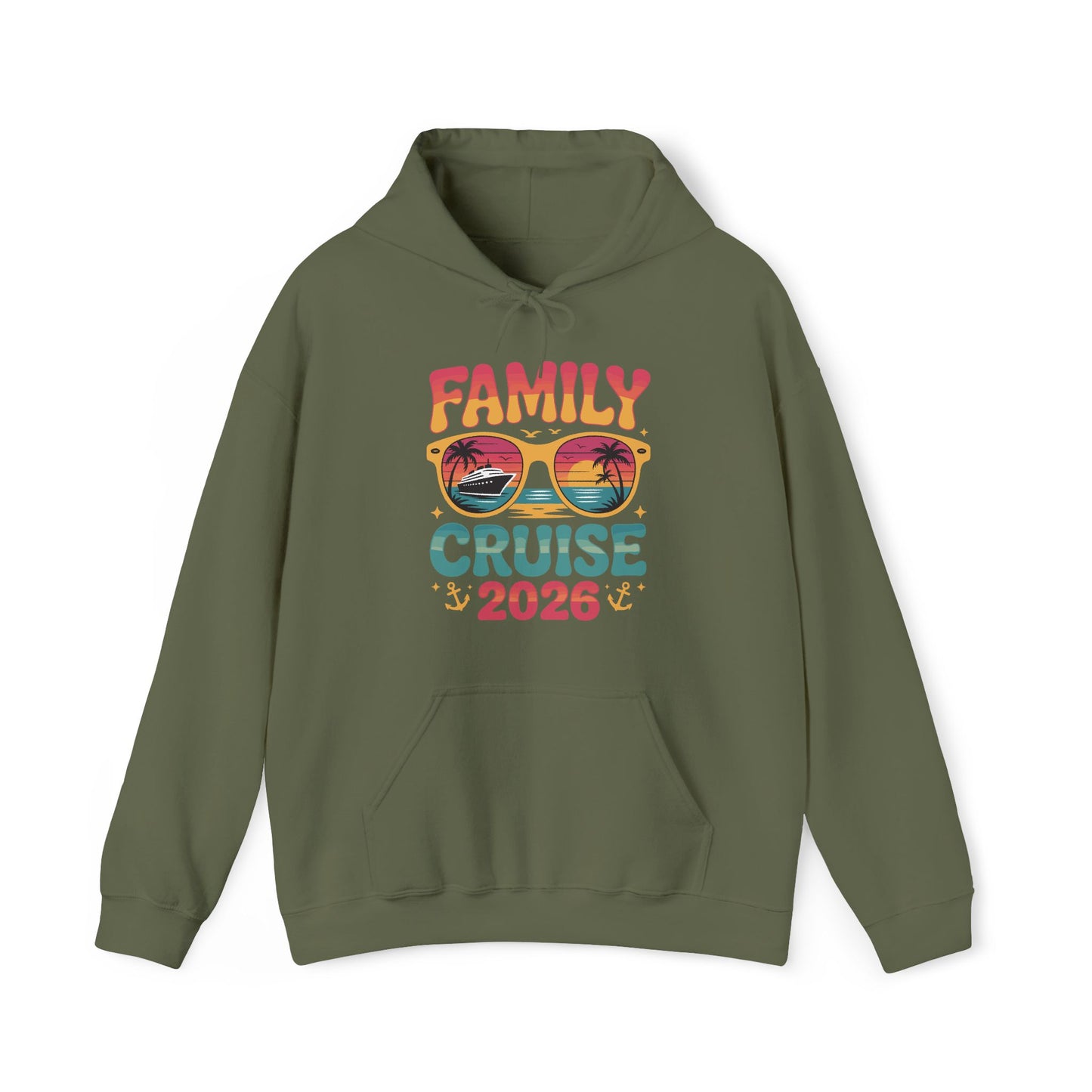 Family Cruise 2026 Summer Vacation Matching Family Cruise Hoodie For Men Women
