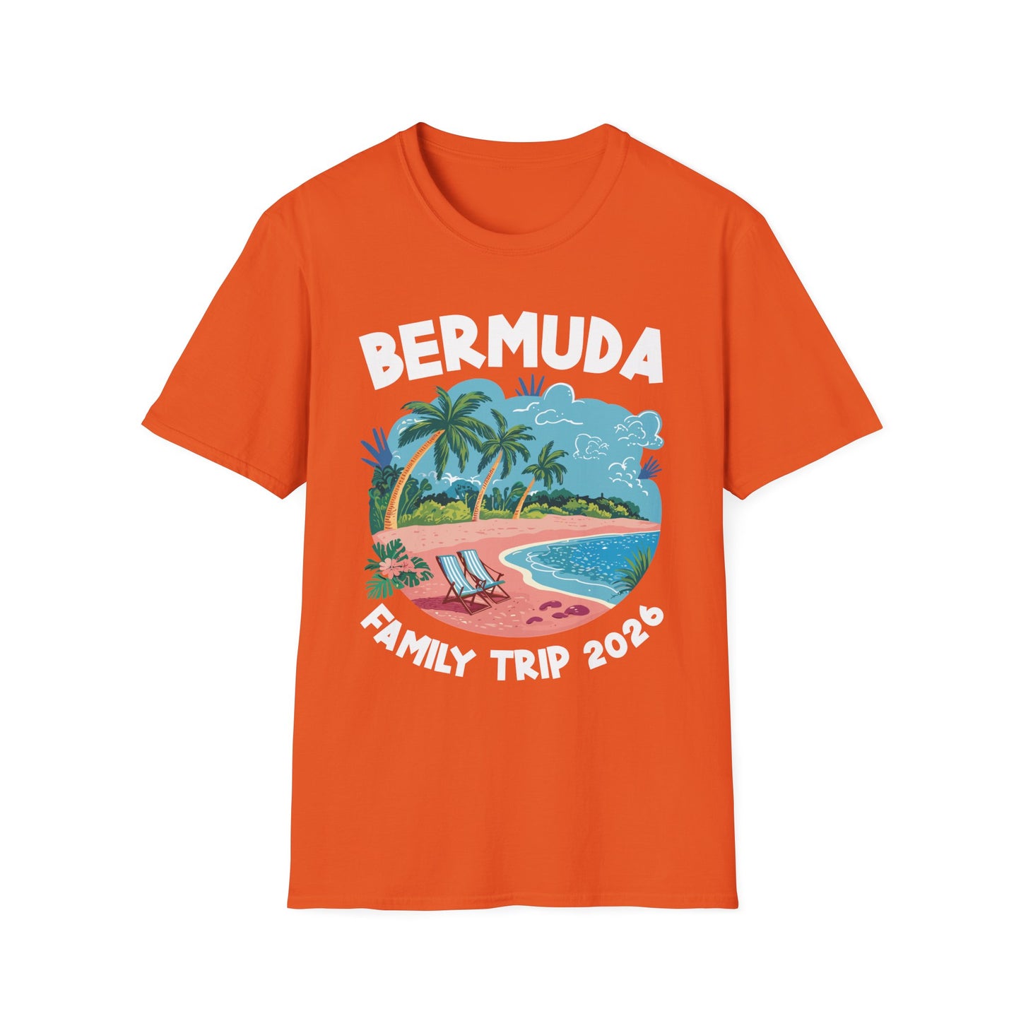 Family Cruise Bermuda 2026 Summer Trip Matching Vacation 2026 T-Shirt For Men Women