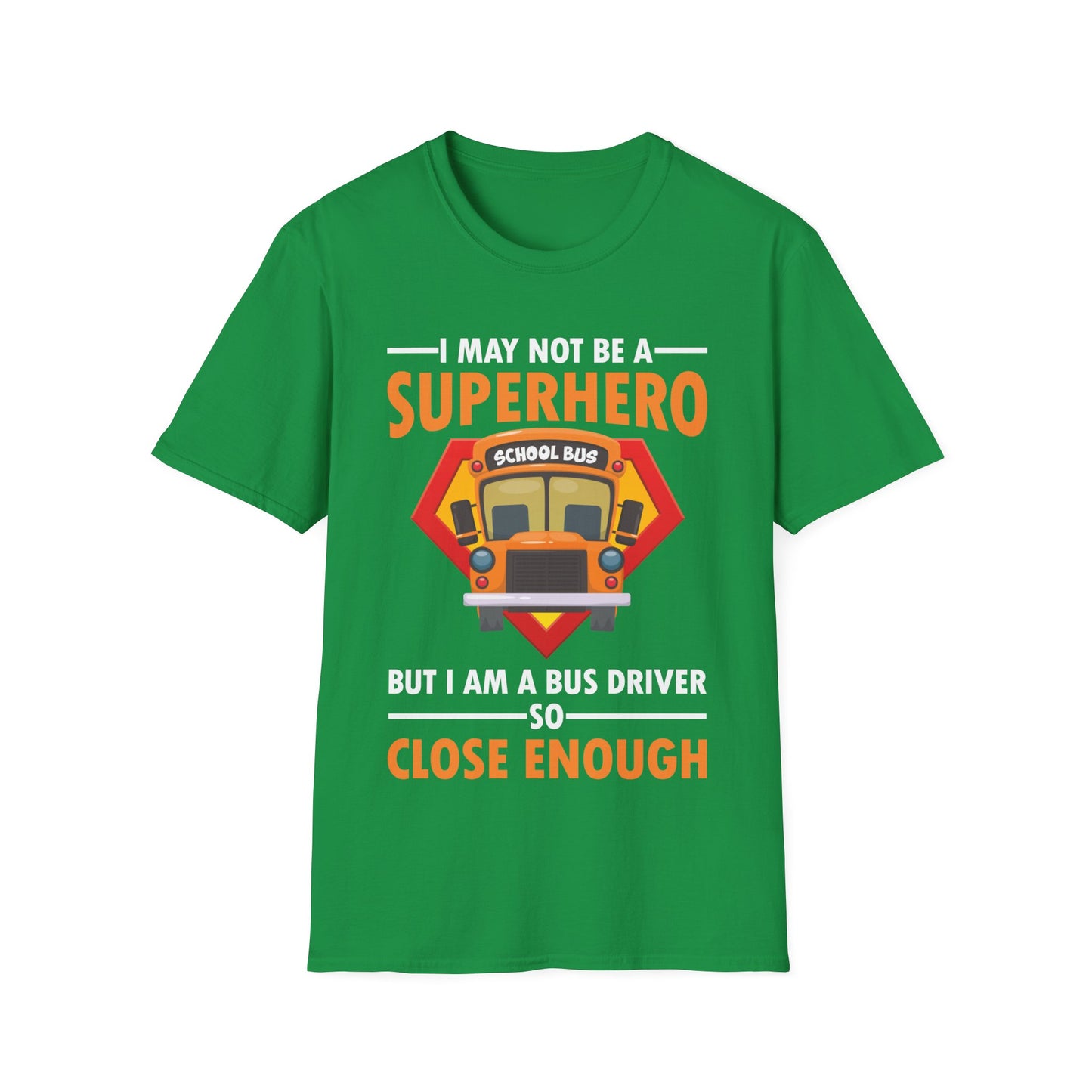 Superhero School Bus Driver Shirt Funny Bus Driver T-Shirt