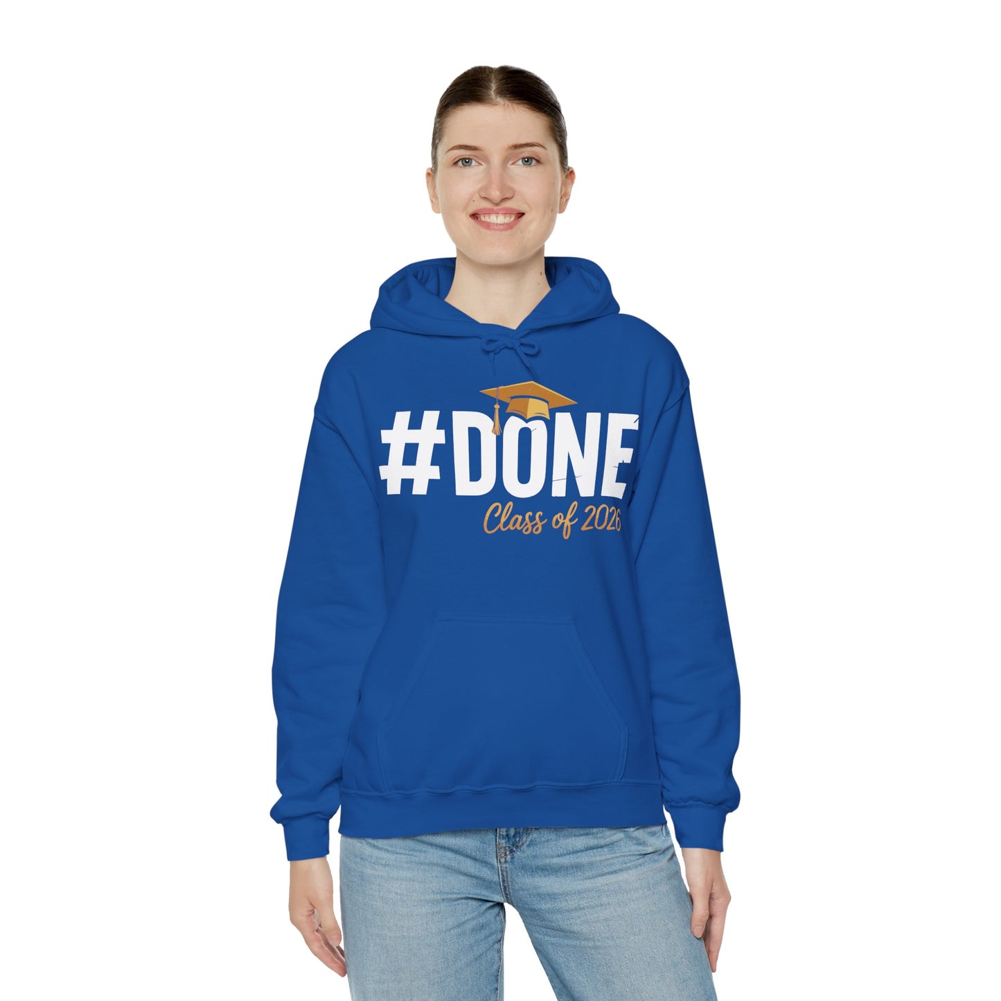 #Done Class of 2026 Graduation So Done Senior 2026 Grad Hoodie For Men Women