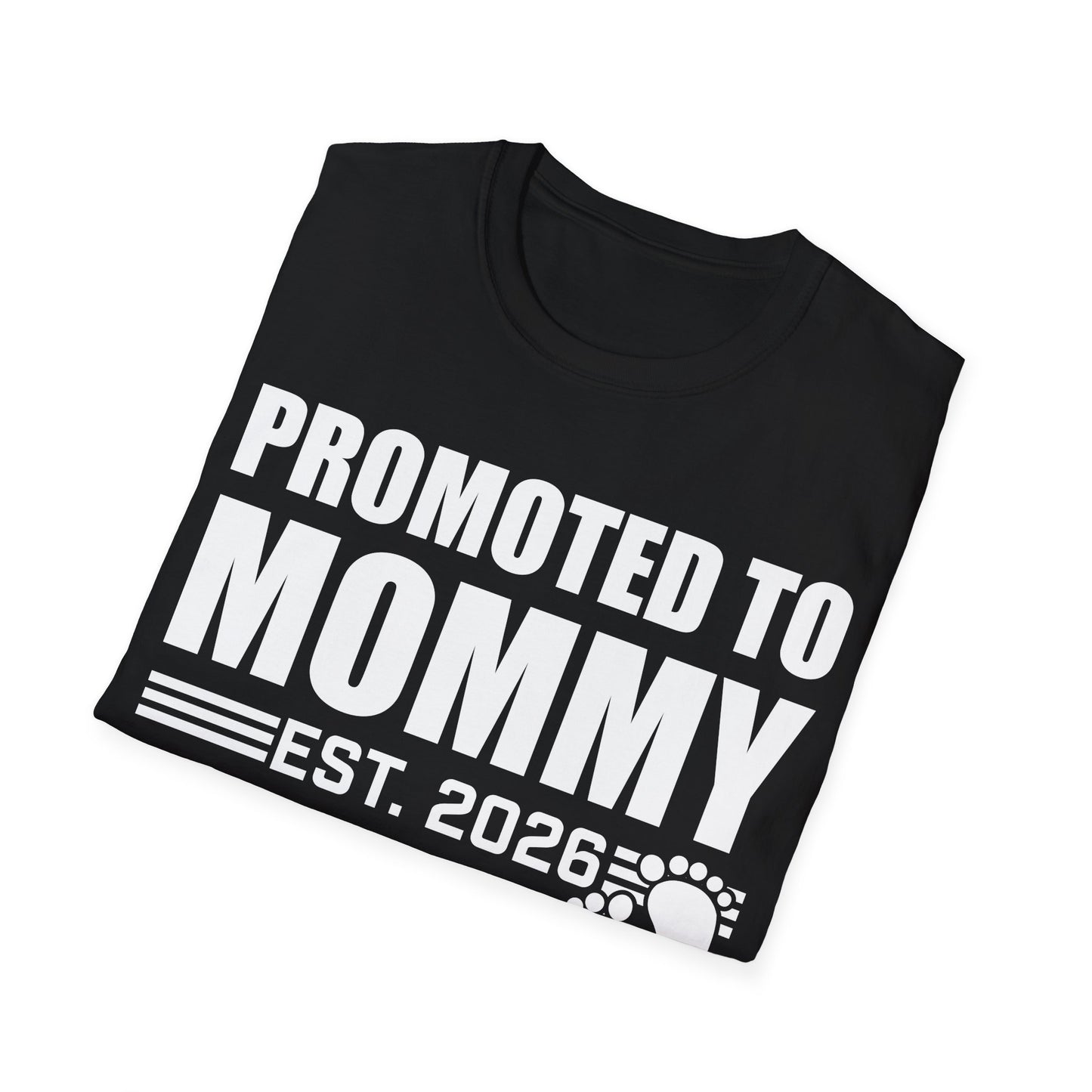 Promoted To Mommy 2026 Pregnancy Announcement Mothers Day Mom To Be T-shirt
