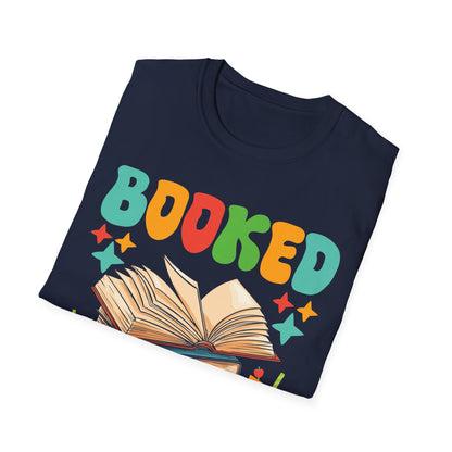 Funny Booked for the Summer Bookish Book Lover T-Shirt For Men Women Kids T-Shirt