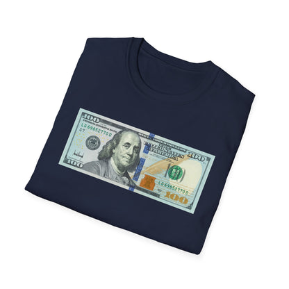 Funny Pro Trump 100 Dollar Bill Donald Trump Signature 4th of July American Patriot Support Trump Gift T-Shirt