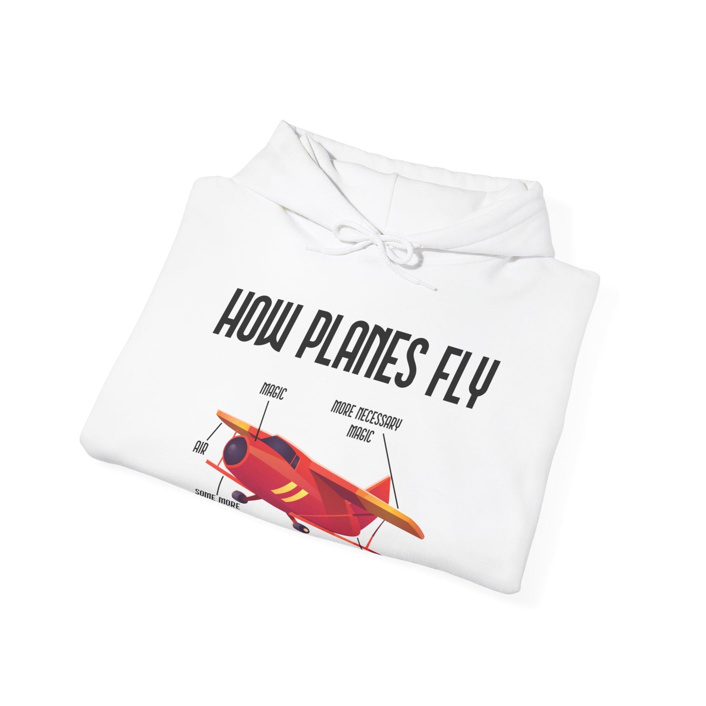 Funny How Planes Fly Airplane Parts Design For Flight Lovers Hoodie