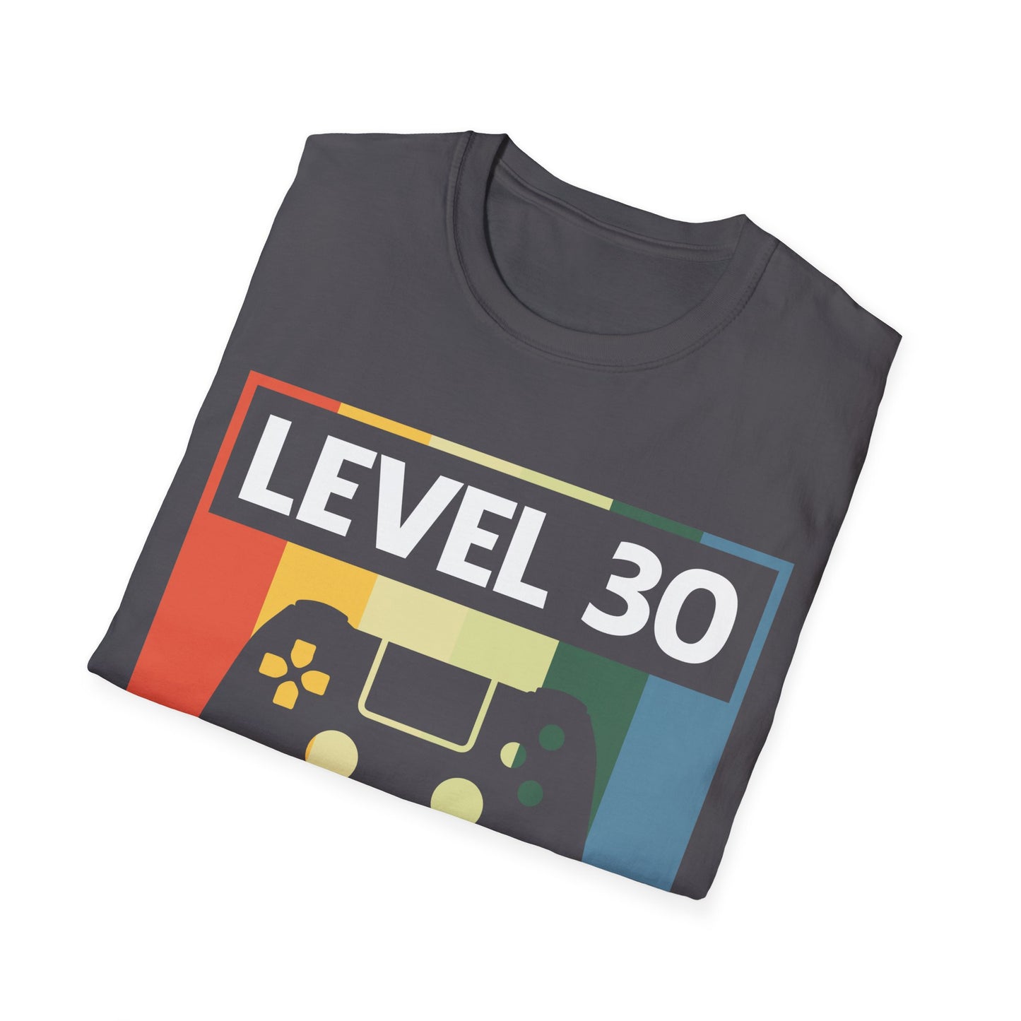 Funny Level 30 Unlocked Video Gamer Gaming 30th Birthday T-Shirt for Men Women