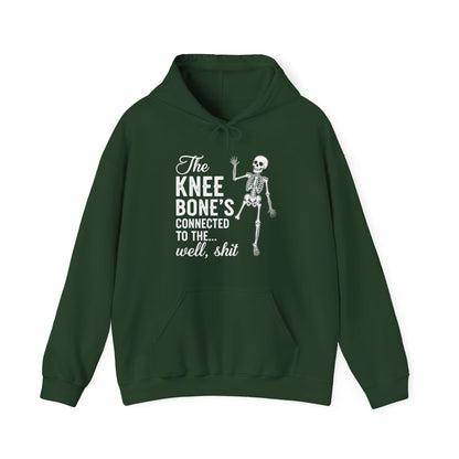 The Knee Bone's Connected to The Well, Shit Amputee Gifts Hoodie