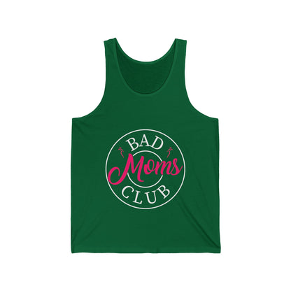 Funny Bad Moms Clubs New Mom Mother Hustler Sarcastic Woman Gift Tank Tops