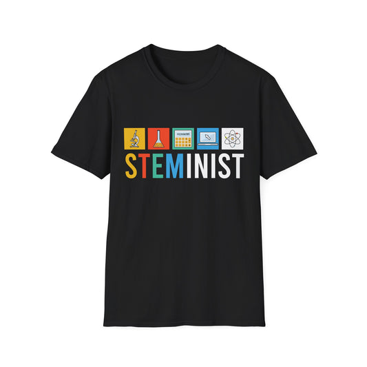 Steminist Science Technology Engineering Math STEM T-Shirt Men Women Teacher