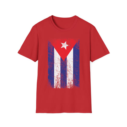 Cuba Distressed Vintage Cuba Flag Cuban T-Shirt For Men Women