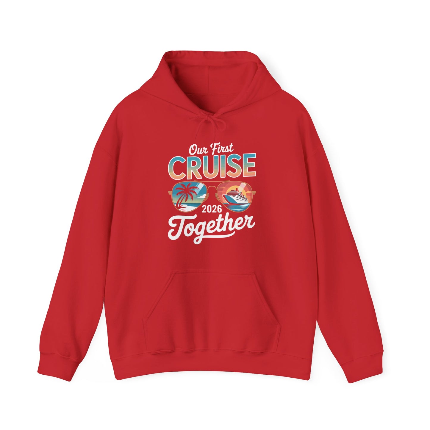 Our First Cruise 2026 Together Cute Matching Couples Cruise Hoodie For Men Women