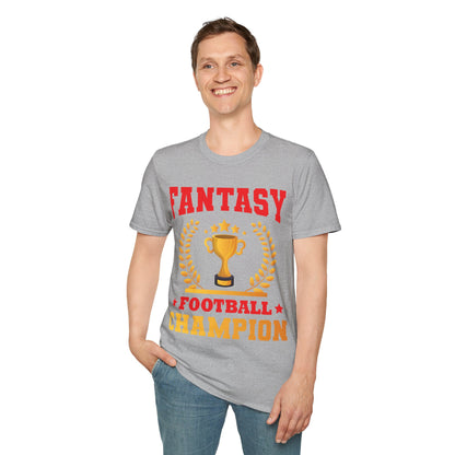 Funny Fantasy Football League Champion Footballer T-Shirt Men Women