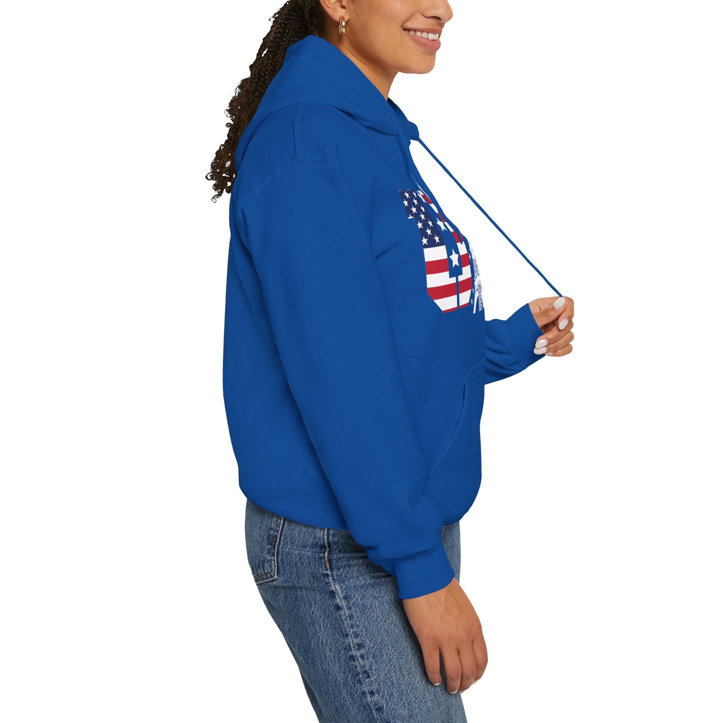 USA Eiffel Tower 2024 Summer Sports Patriotic Supporter Hoodie For Men Women Hoodie