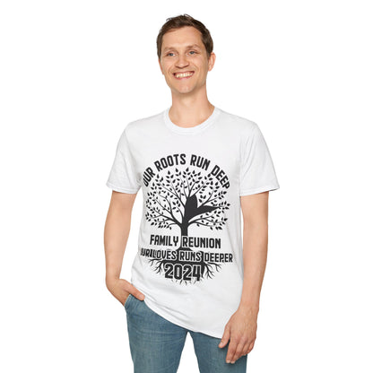 Family Reunion 2024 Our Roots Run Deep Our Love Runs Deeper Family Reunion T-Shirt For Men Women T-Shirt