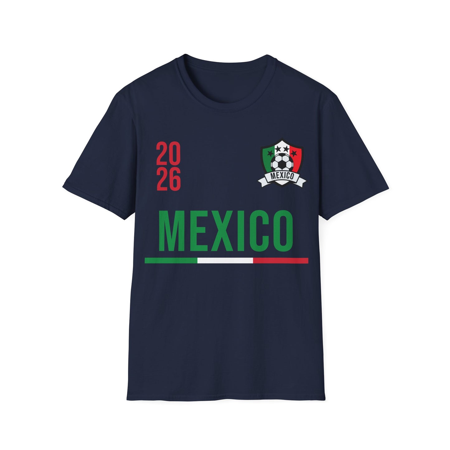 Mexico Soccer Jersey Tee Flag Football Gift 2026 T-Shirt