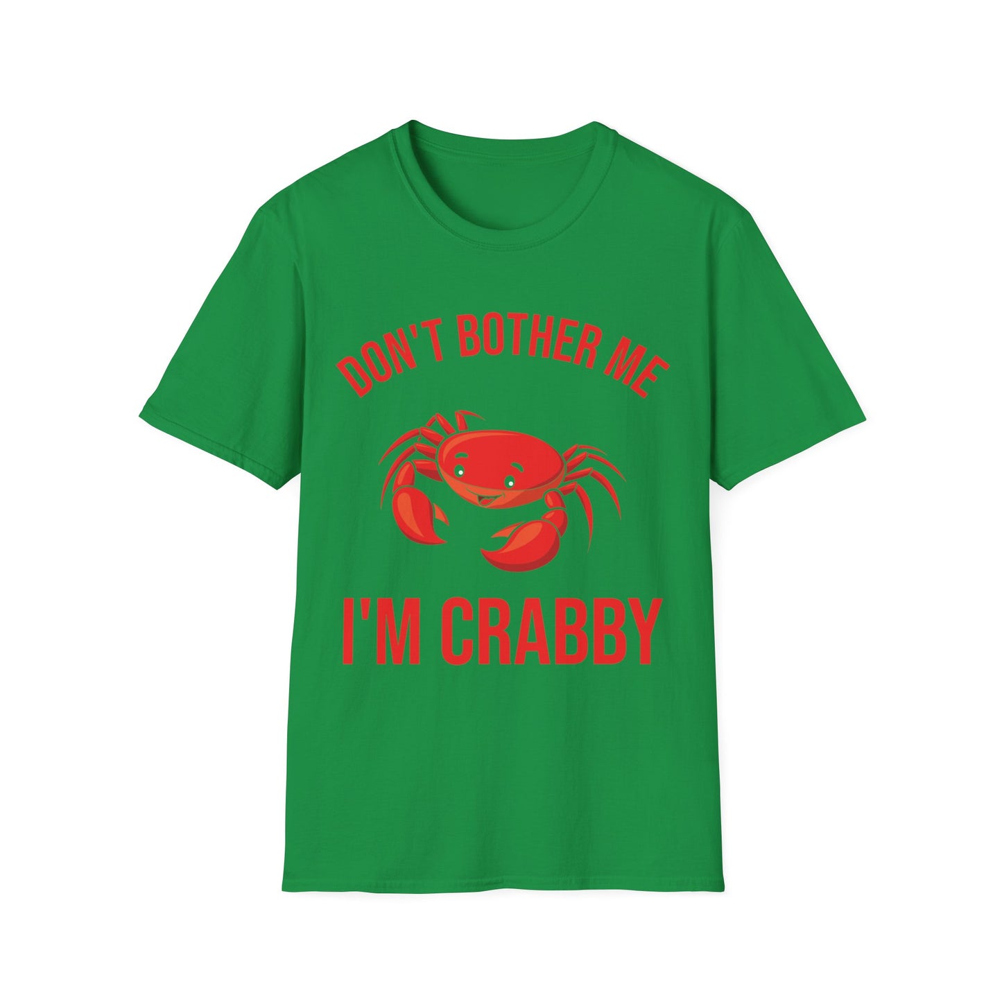 Funny Don't Bother Me I'm Crabby Crab Moody Person Tank Top For Men Women