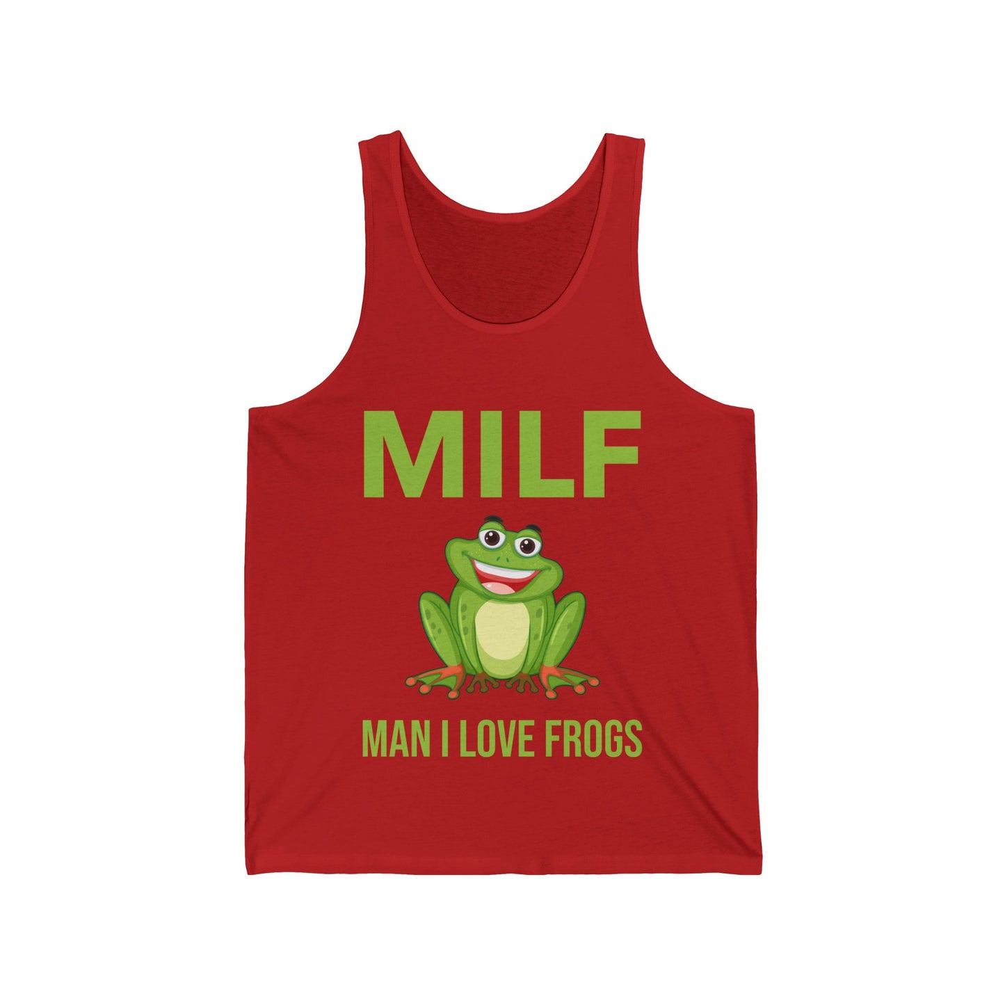 Funny Milf Man I Love Frogs Sarcastic Frog Lovers Tank Top