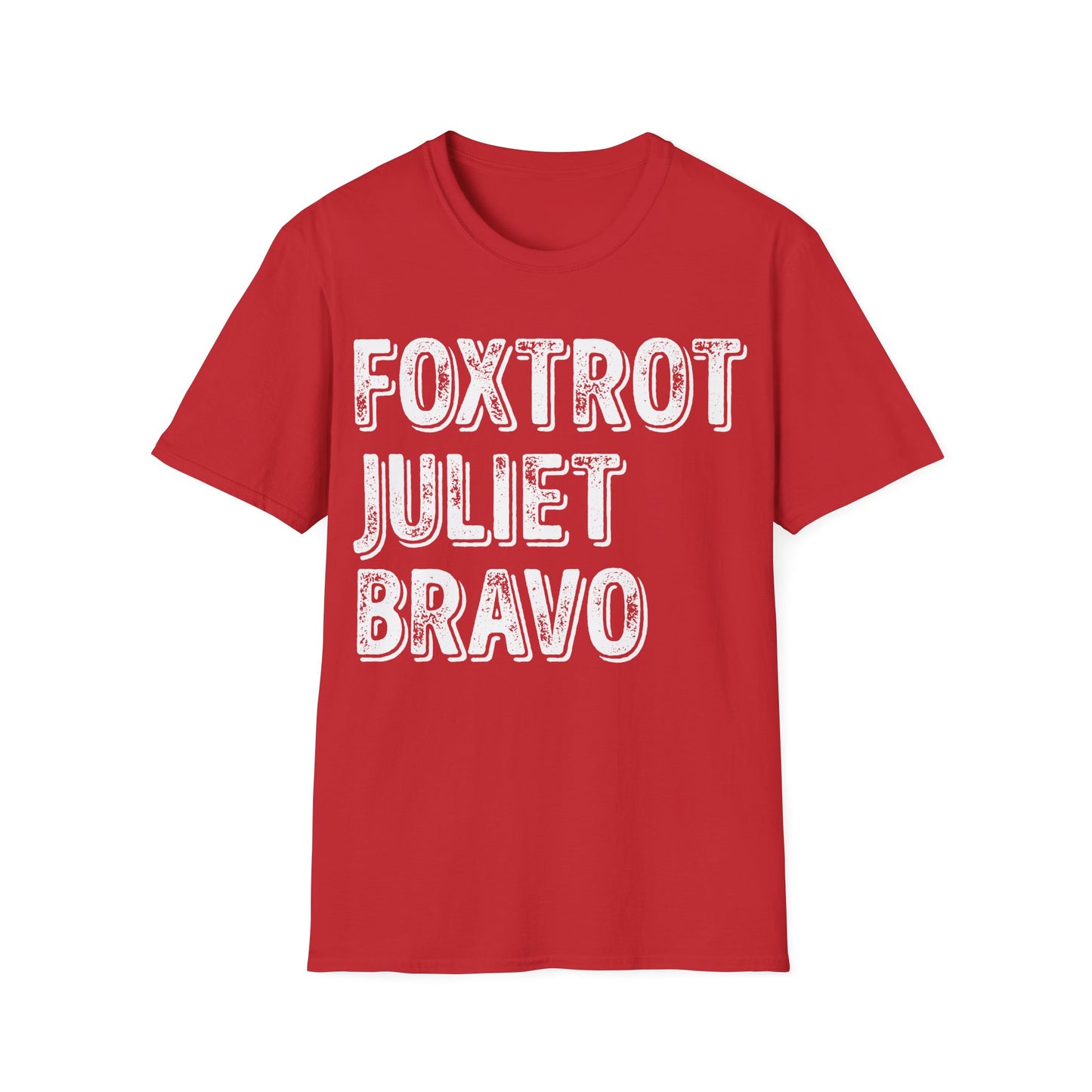 Retro Vintage Foxtrot Juliet Bravo T-Shirt For Men Women