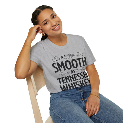 Funny Smooth As Tennessee Whiskey Country Drinking T-Shirt For Men Women T-Shirt