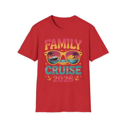 Family Cruise 2026 Summer Vacation Matching Family Cruise T-Shirt For Men Women