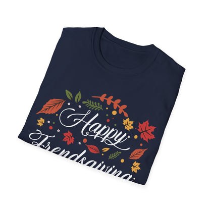 Funny Happy Friendsgiving Shirt Turkey Friends Thanksgiving T-Shirt