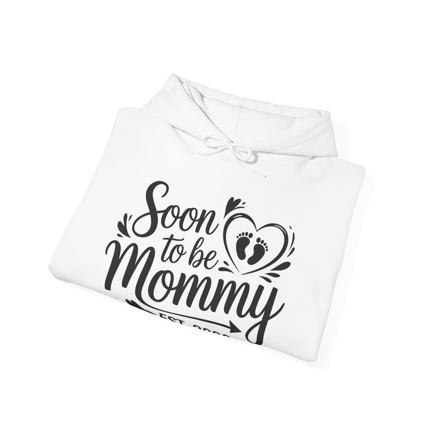 Funny Soon to be Mommy 2026 Mother's Day First Time Mom Pregnancy Hoodie For Women