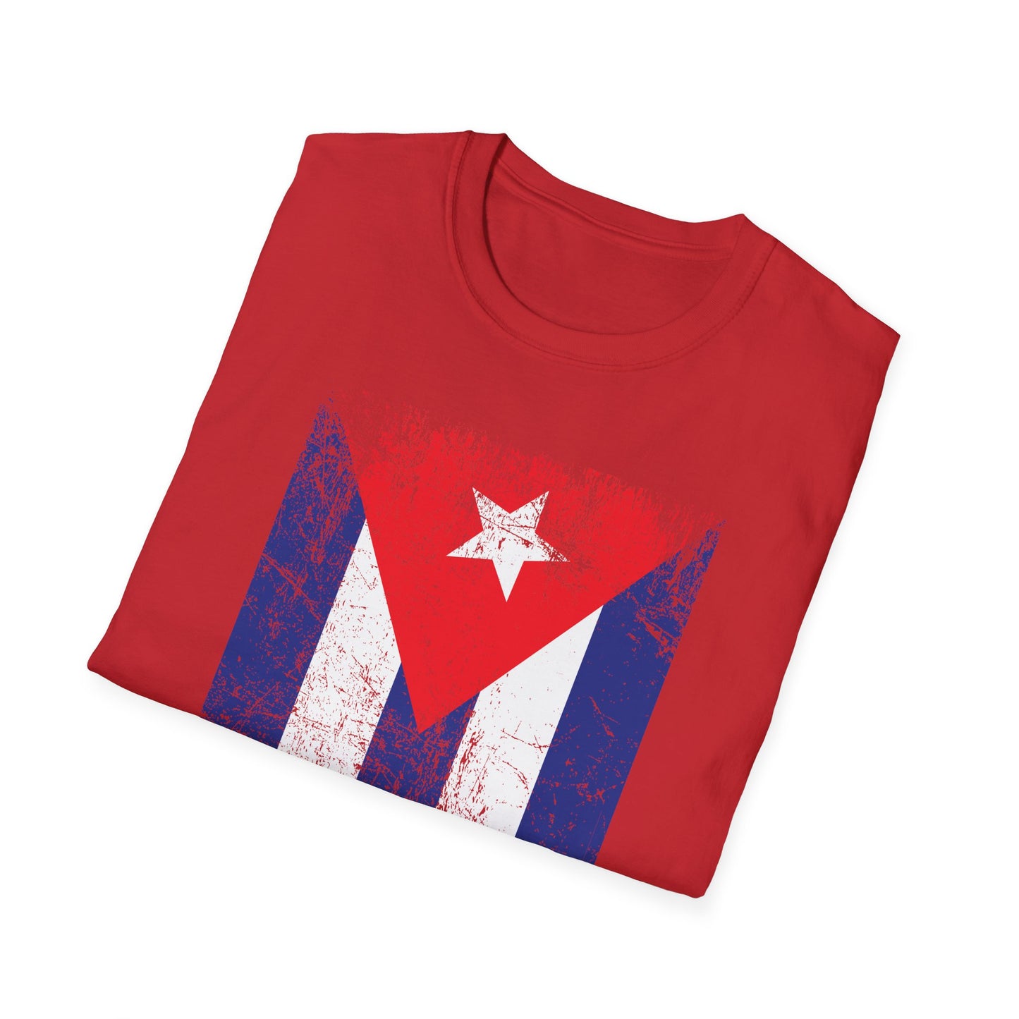 Cuba Distressed Vintage Cuba Flag Cuban T-Shirt For Men Women