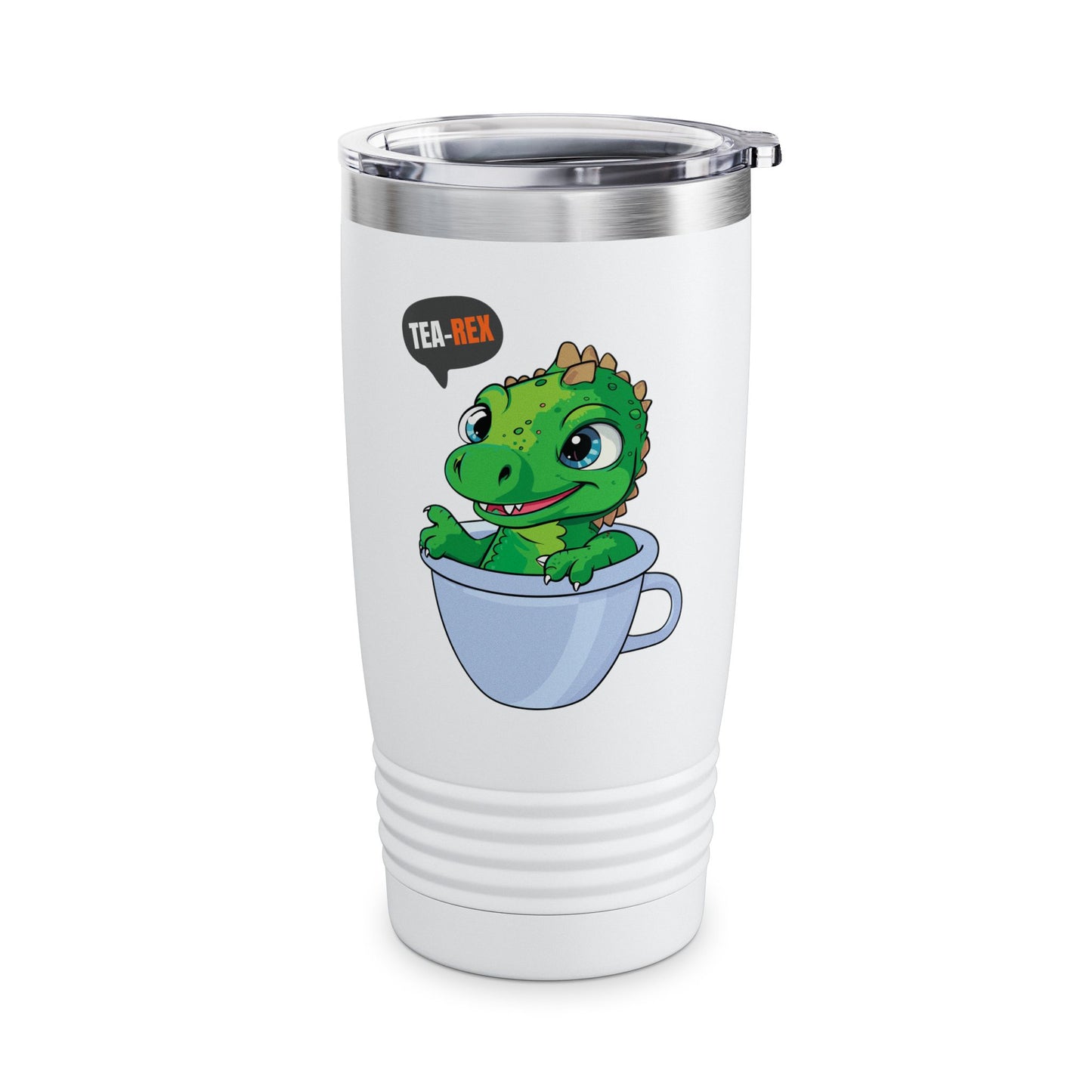Tea-Rex In A Cup Cute T-Rex Dinosaur Kawaii Coffee Tea Funny Dino Pun Tumbler For Men Women Tumbler