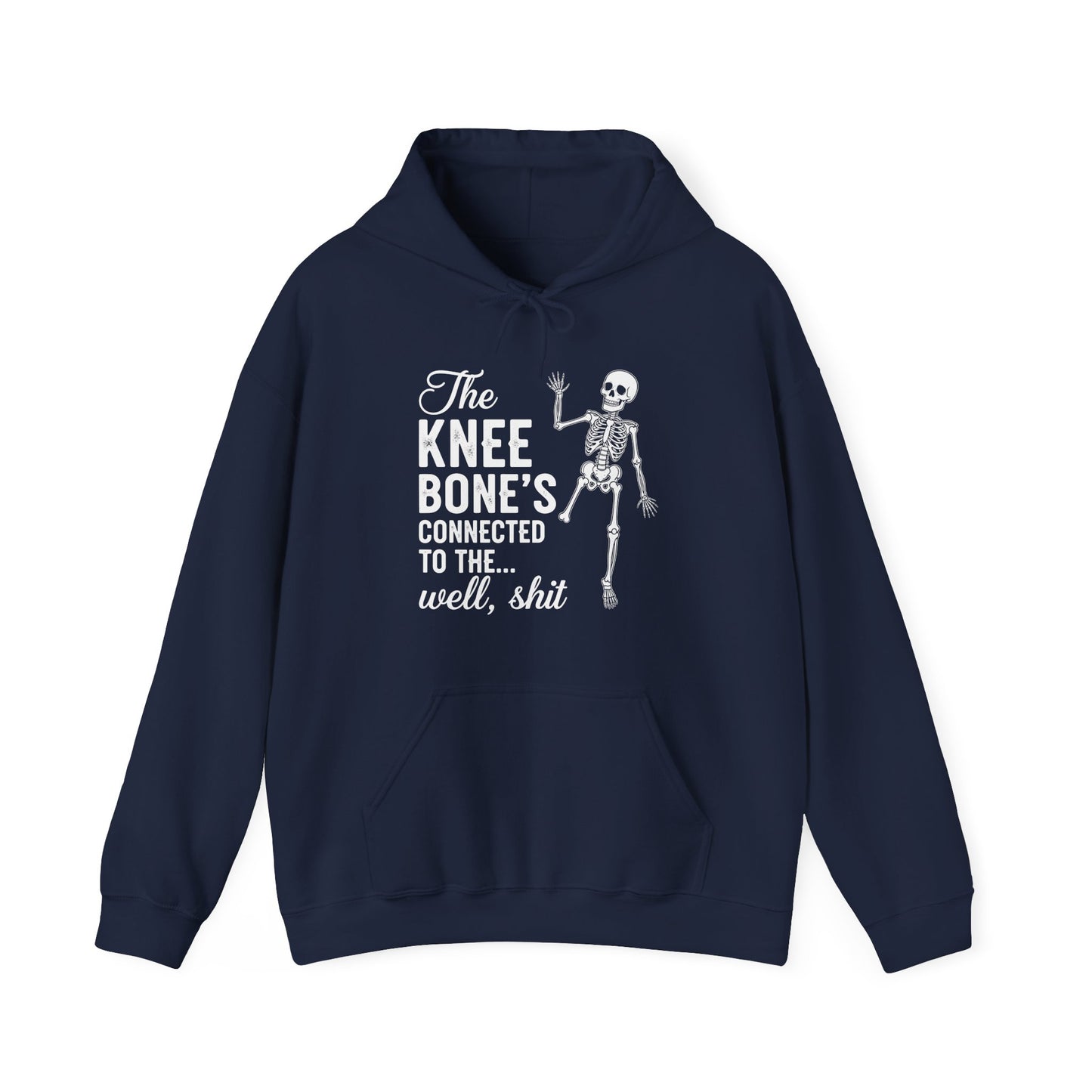The Knee Bone's Connected to The Well, Shit Amputee Gifts Hoodie