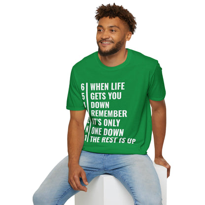 Funny Biker When Life Gets You Down Motorcycle Gear Rider Motercross T-Shirt For Men Women T-Shirt