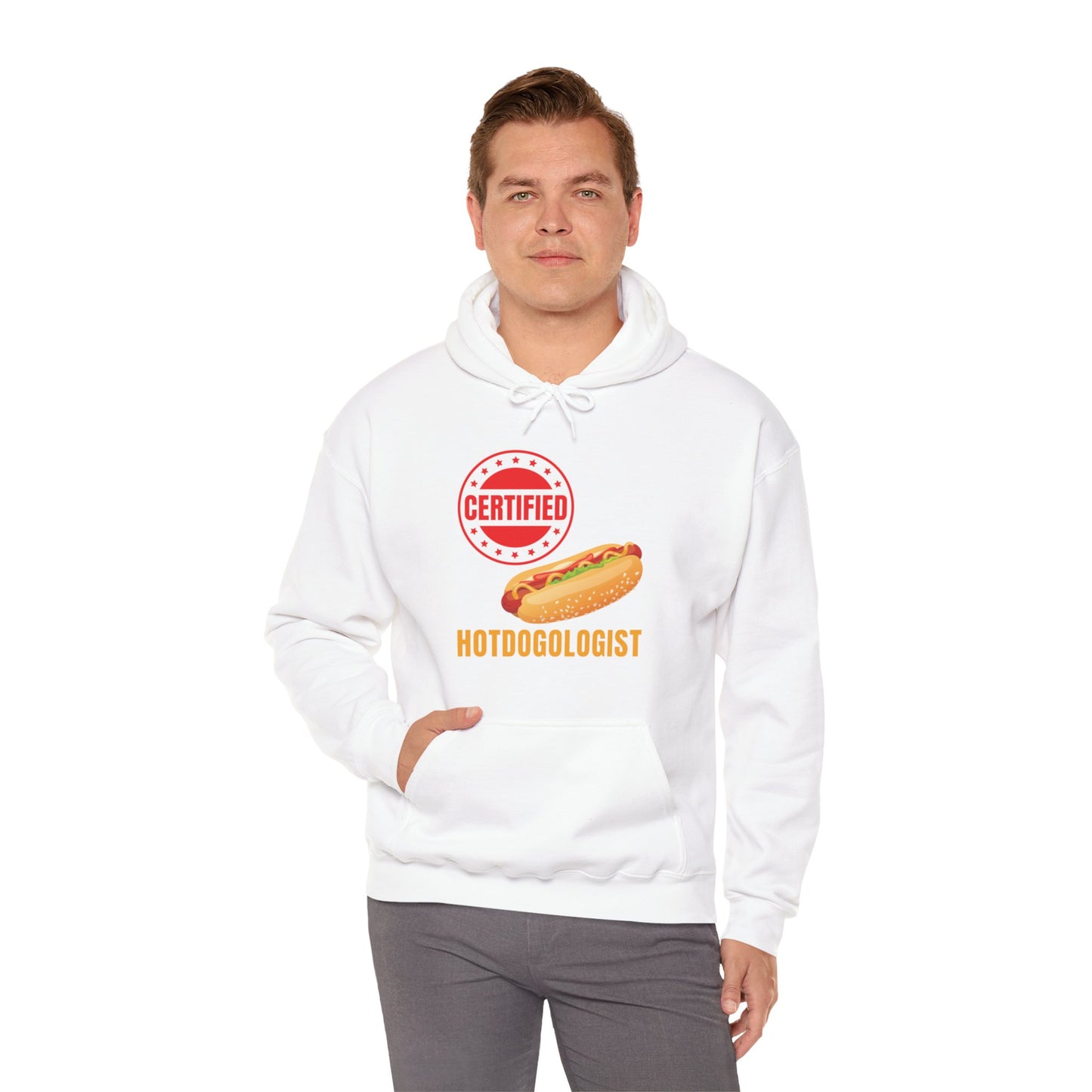 Certified Hotdogologist Hotdog Cool Sausage Hot Dog Lover Hoodie For Men Women Hoodie