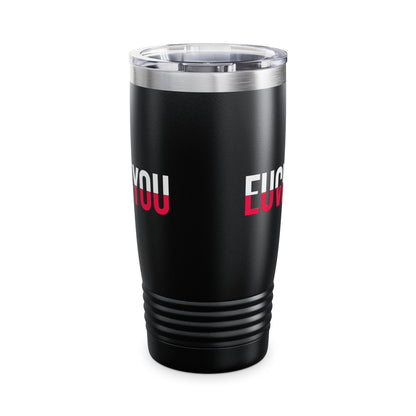 Love You Fck You Love and Hate Cross Word Tumbler