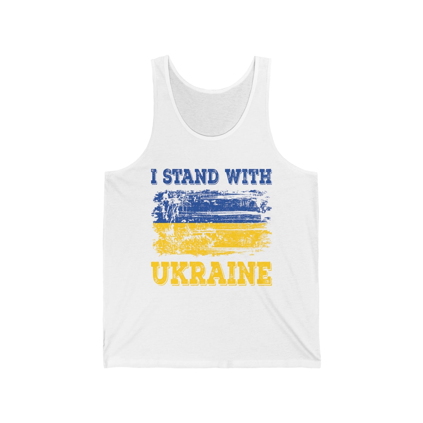 Save Ukraine Tank Tops Fist Support Stand with Ukraine Tank Tops For Men Women