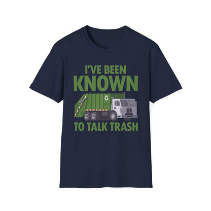 Funny Talk Trash Garbage Truck for Sanitation Worker  T. shirt