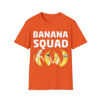 Funny Banana Squad Fruit Banana Lover T-Shirt For Men Women Kids T-Shirt