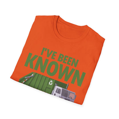 Funny Talk Trash Garbage Truck for Sanitation Worker  T. shirt