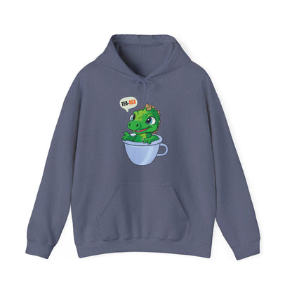 Tea-Rex In A Cup Cute T-Rex Dinosaur Kawaii Coffee Tea Funny Dino Pun Hoodie For Men Women Hoodie