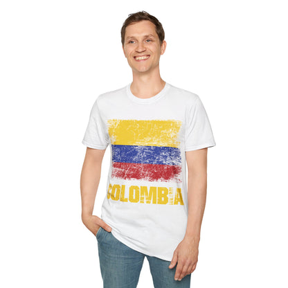 Colombia Columbian Flag Outfit T-Shirt For Men Women T-Shirt