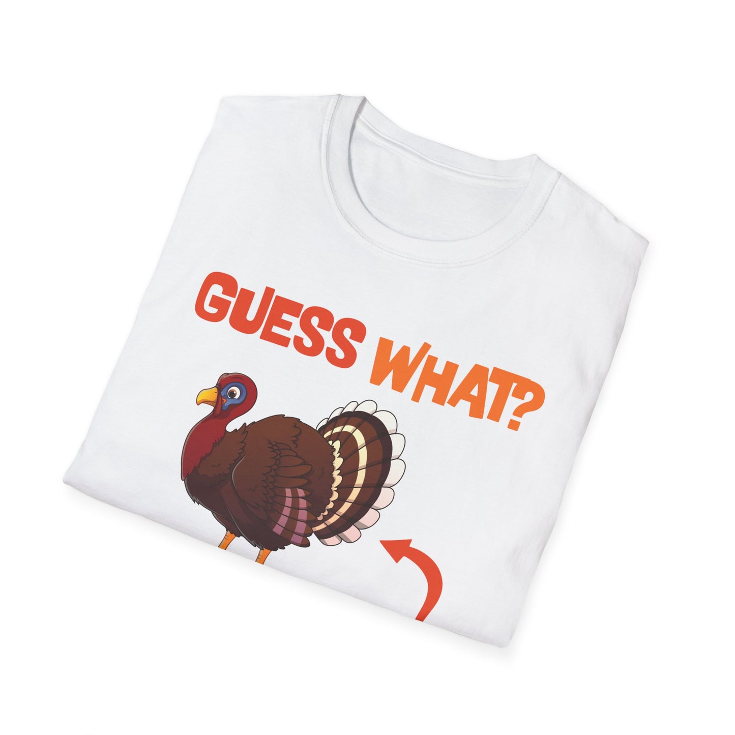 Guess What Turkey Butt Funny Thanksgiving T-Shirt For Men Women