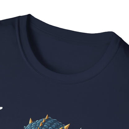 Funny Kaiju Eating Ramen Japanese Monster Lover Birthday T-Shirt
