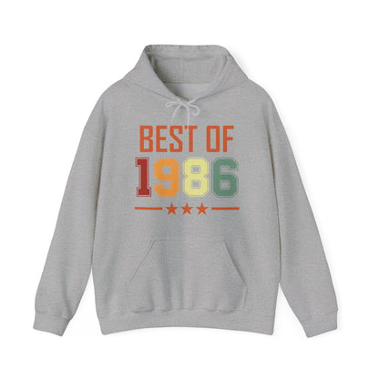 Funny Vintage Best of 1986 40 Year Old Gift 40th Birthday Hoodie For Men Women Hoodie