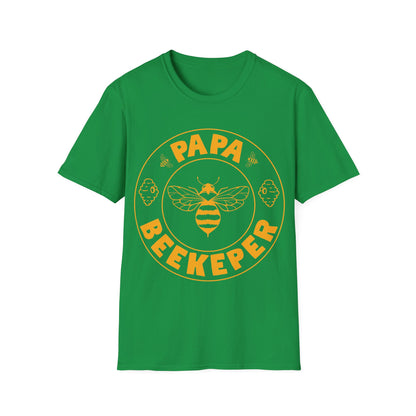 Papa Beekeeper Bee Whisperer Distressed Retro Beekeeping T-Shirt For Men Women T-Shirt