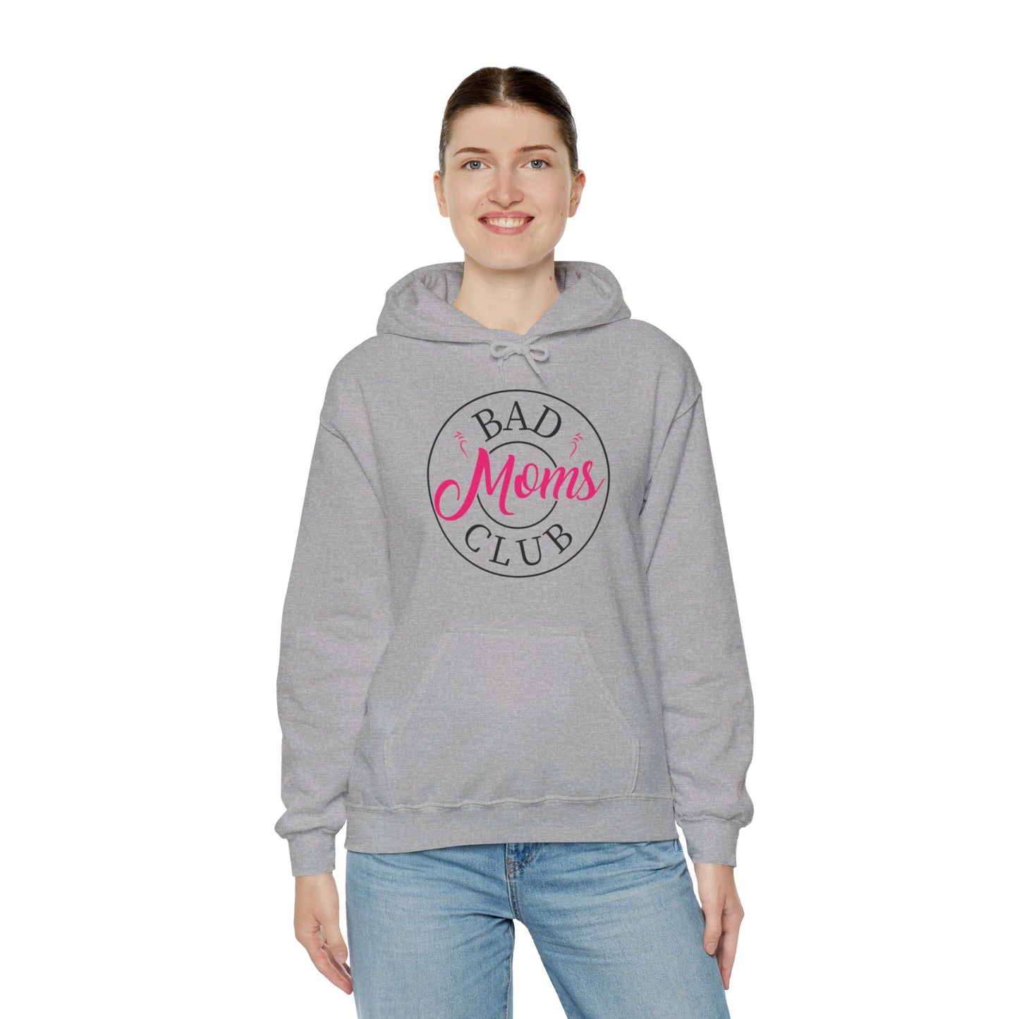 Funny Bad Moms Clubs New Mom Mother Hustler Sarcastic Woman Gift Hoodie