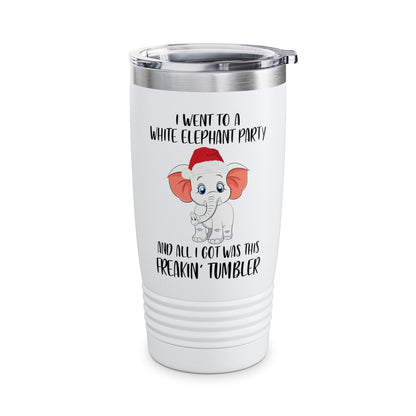 I Went To A Party And All I Got White Elephant Christmas Fun Tumbler Gift Exchange Contest Tumbler