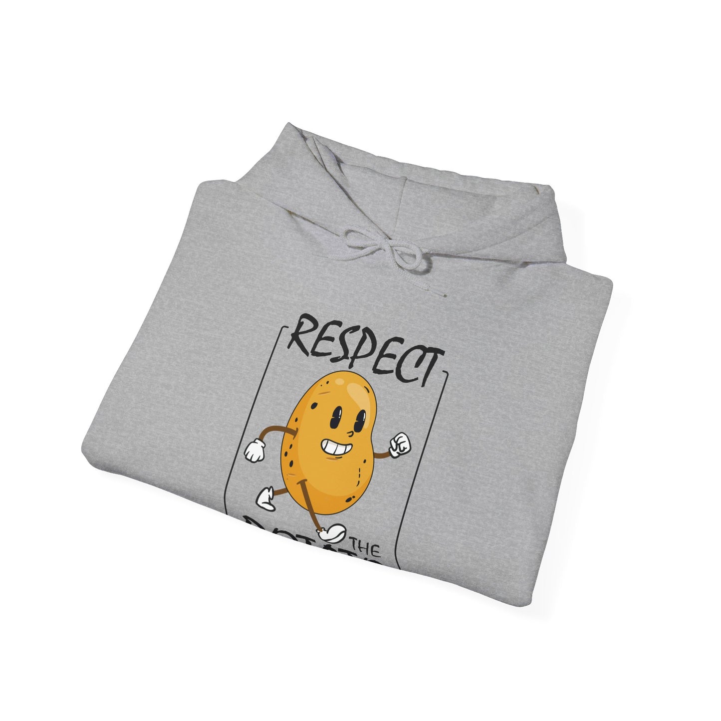 Funny Respect The Potato Gift Men Cute Root Vegetable Lovers Vegan Hoodie For Men Women Hoodie