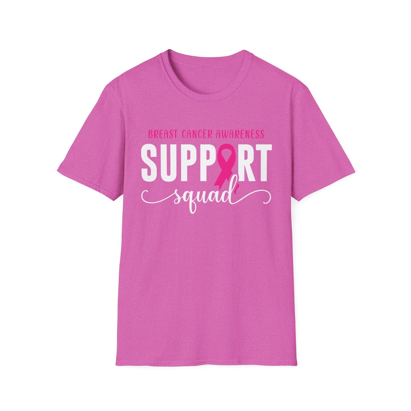 Breast Cancer Shirts Support Squad Tee Breast Cancer Awareness T-Shirt For Men Women