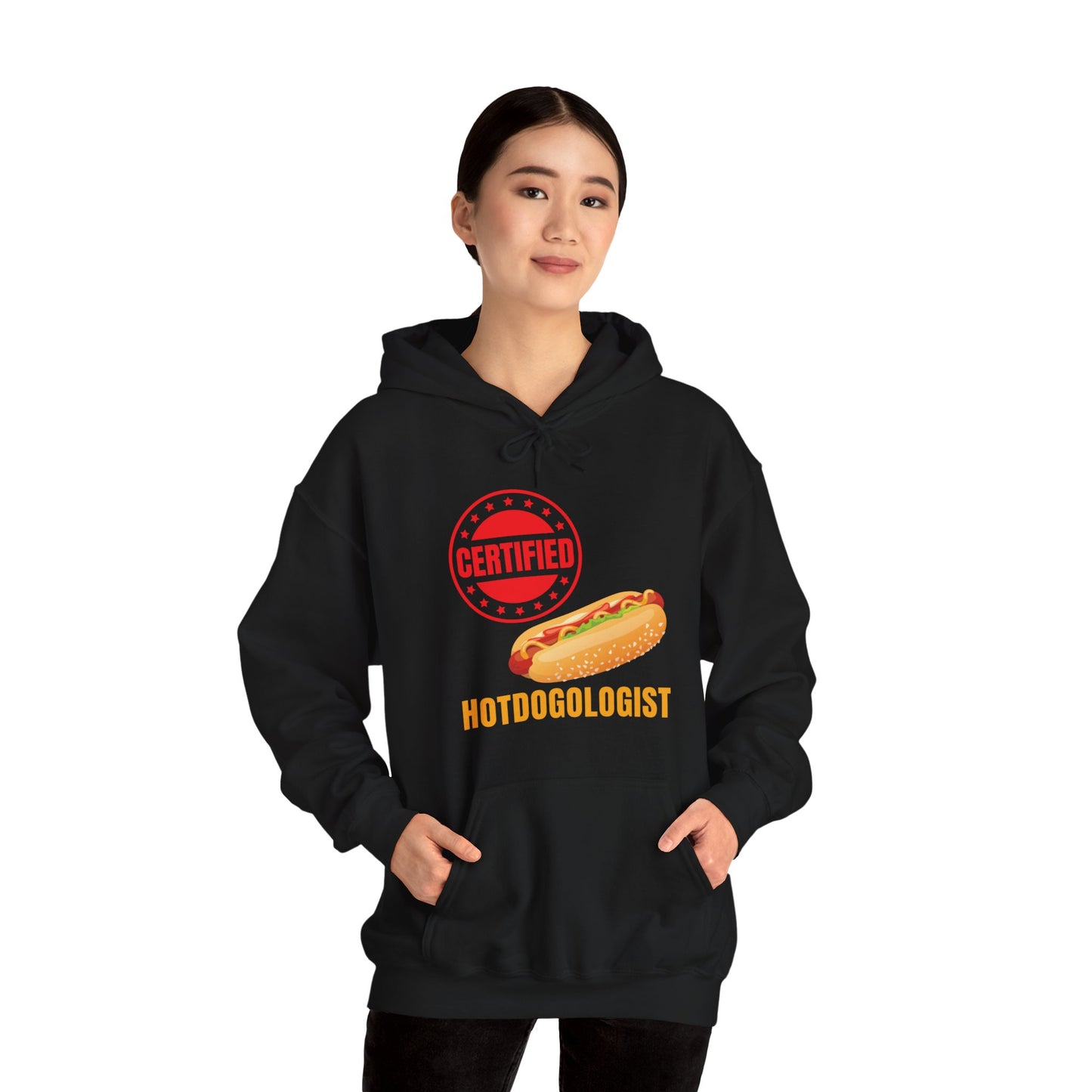 Certified Hotdogologist Hotdog Cool Sausage Hot Dog Lover Hoodie For Men Women Hoodie