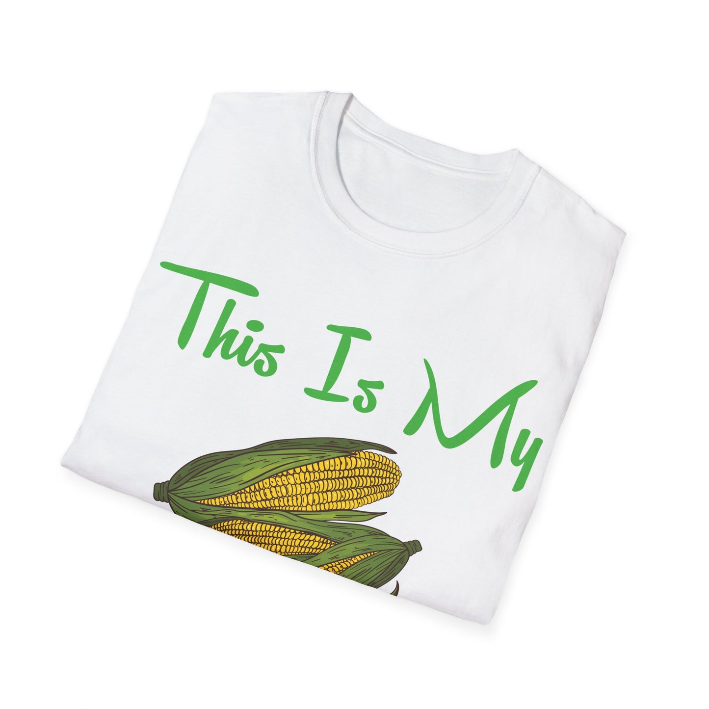 Funny This is my Crop Top Farmer Farming Corn Lover Pun Joke T-Shirt
